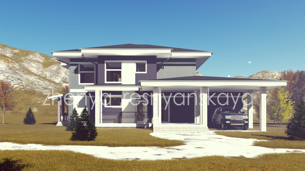 Проект современного дома в г.Москва