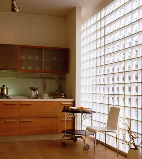 Seves Glass Block Modern Kitchen Cleveland by Seves Glass Block