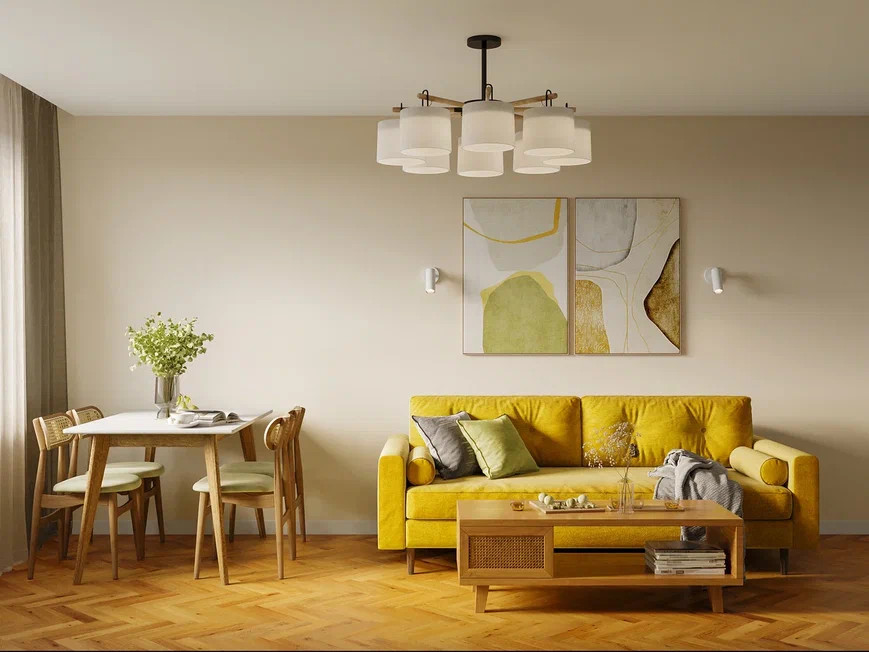 Ремонт квартиры 44,45 м2 для молодой женщины