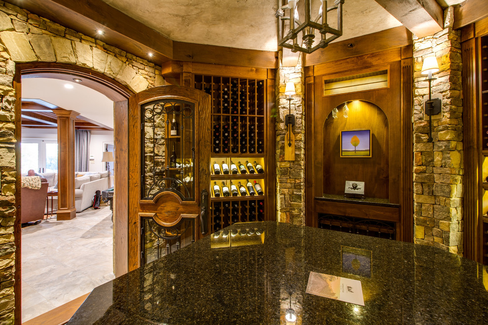 Custom Octagon Wine Cellar