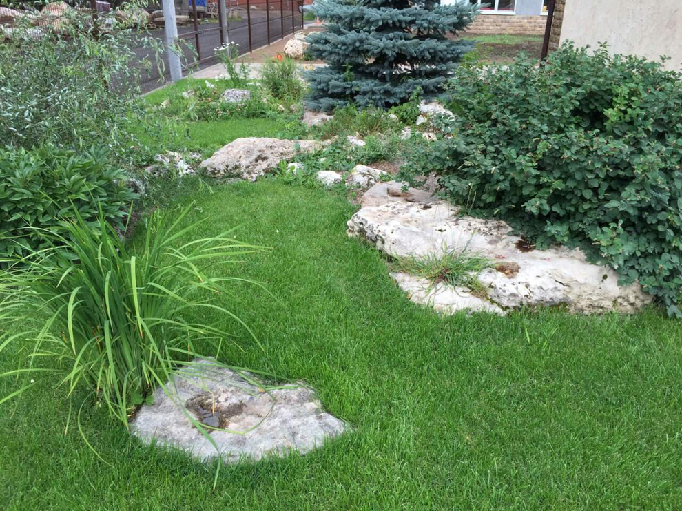 Природный камень песчаник в ландшафтном дизайне