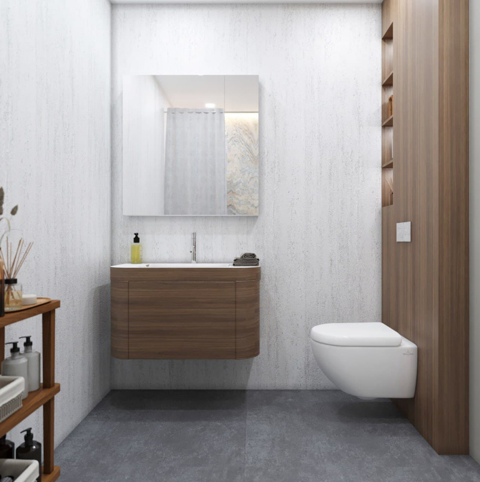 Дизайн проект ванных комнат В