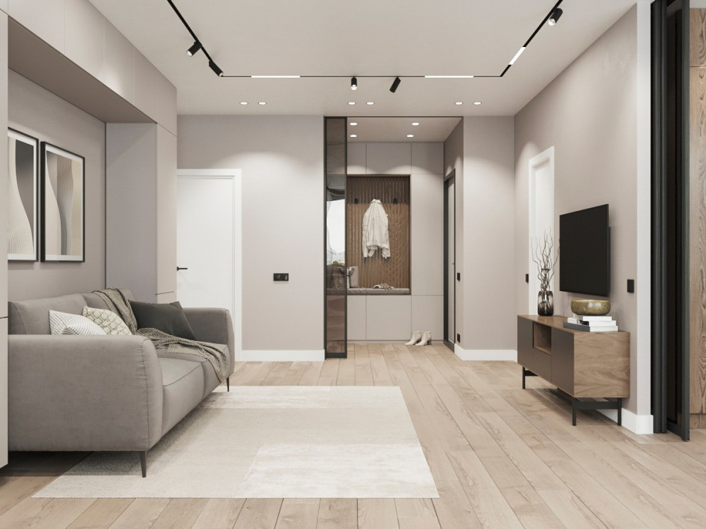 Дизайн трехкомнатной квартиры (м. Крестьянская Застава)