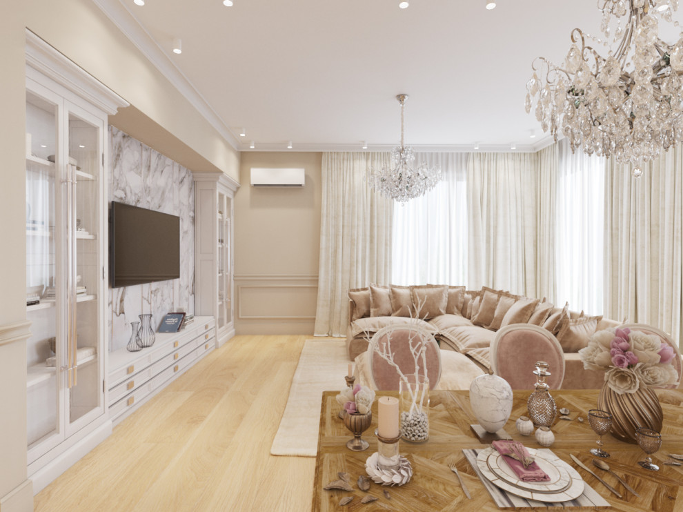 Дизайн-проект квартиры в Москве ЖК Резеденции архитекторов