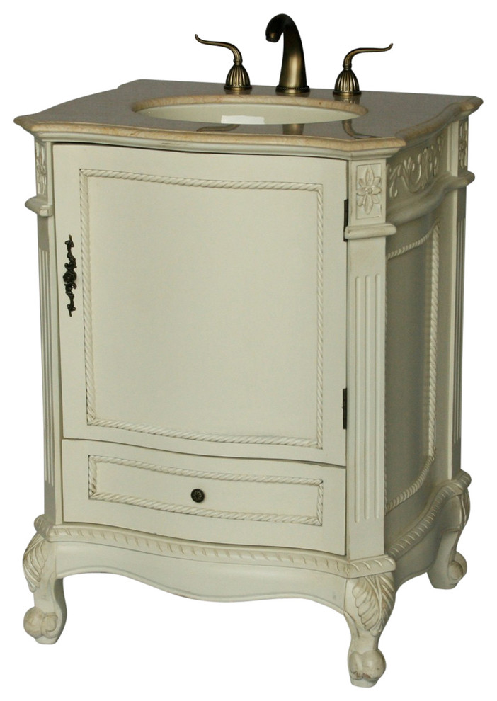 26" Antique Style Single Sink Bathroom Vanity Model 2192-261 ...