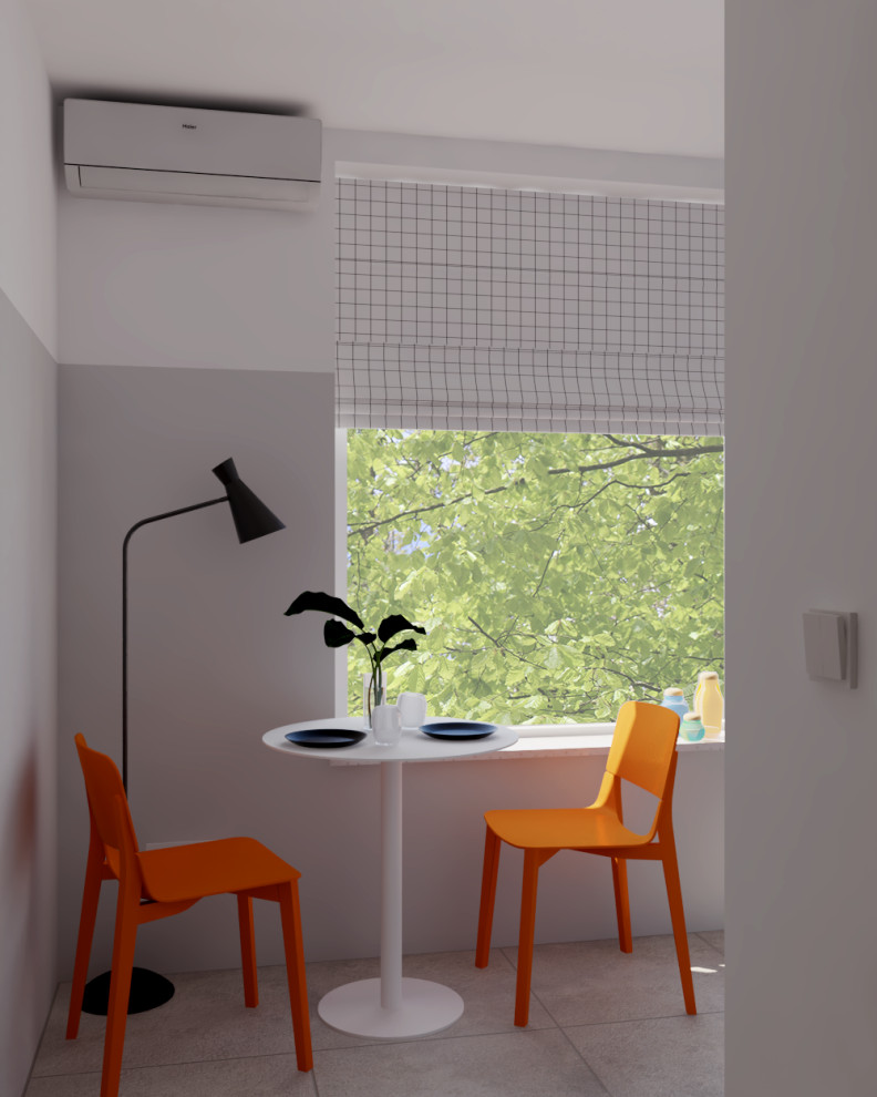 Функциональная и трендовая кухня для молодой пары