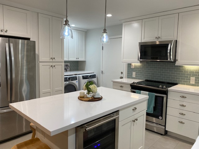 Richmond Kitchen with Custom Handmade Backsplash