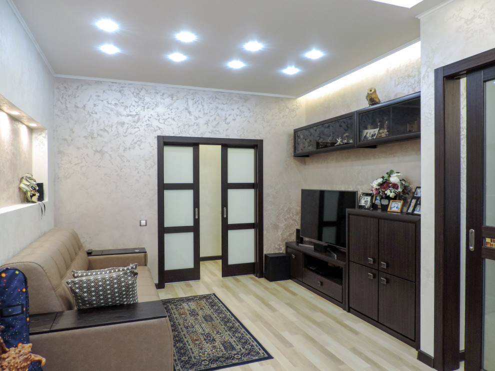 Гостиная в стиле контемпорари