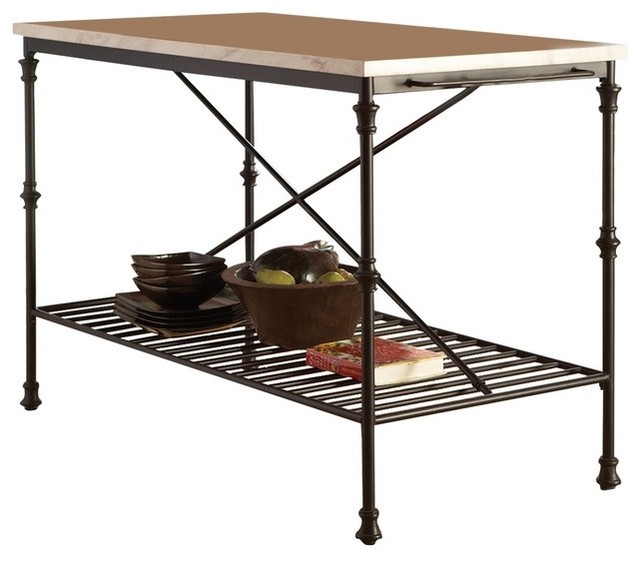 Kitchen Island With Faux Marble Top Traditional Islands Kitchen Island With Faux Marble Top