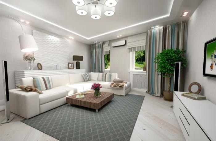 Проект квартиры "Пленительный белый"