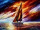 Into the Wilderness - Palette Knife Oil Painting On Canvas By Leonid Afremov