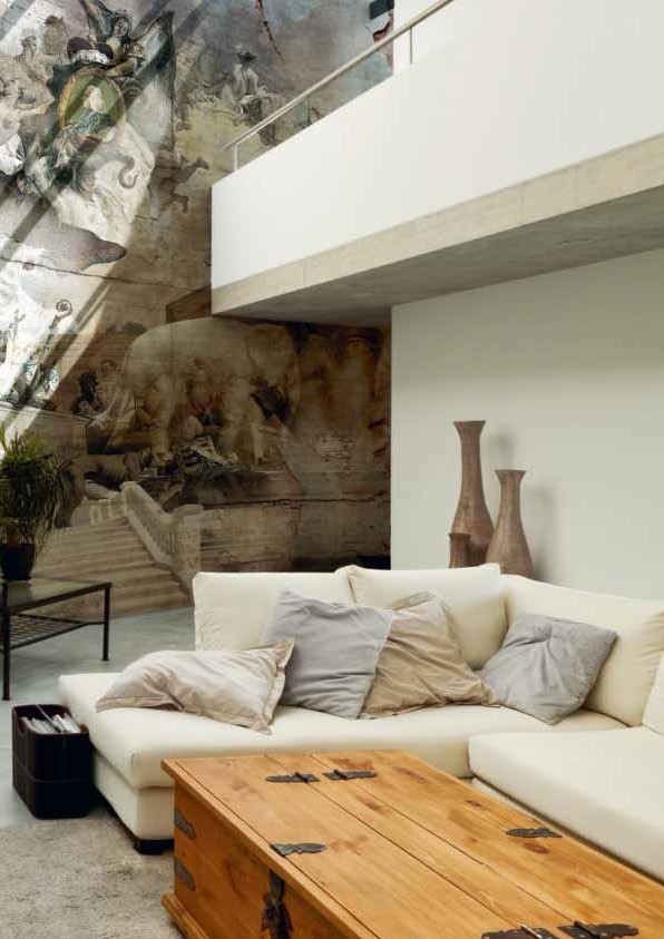 Обои с историческими фресками