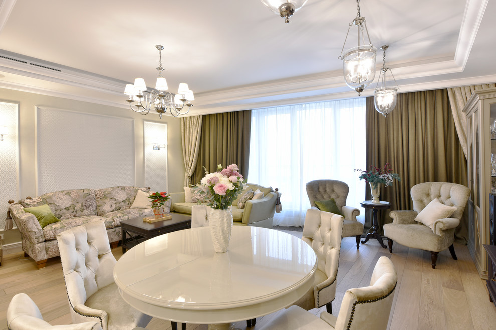 Квартира на Ленинском проспекте. Гостиная.