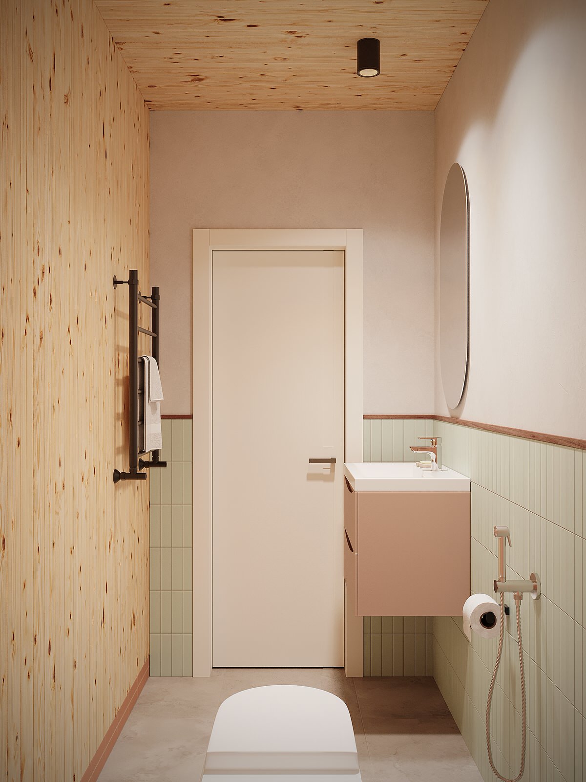 Небольшая частная баня 50 кв.м