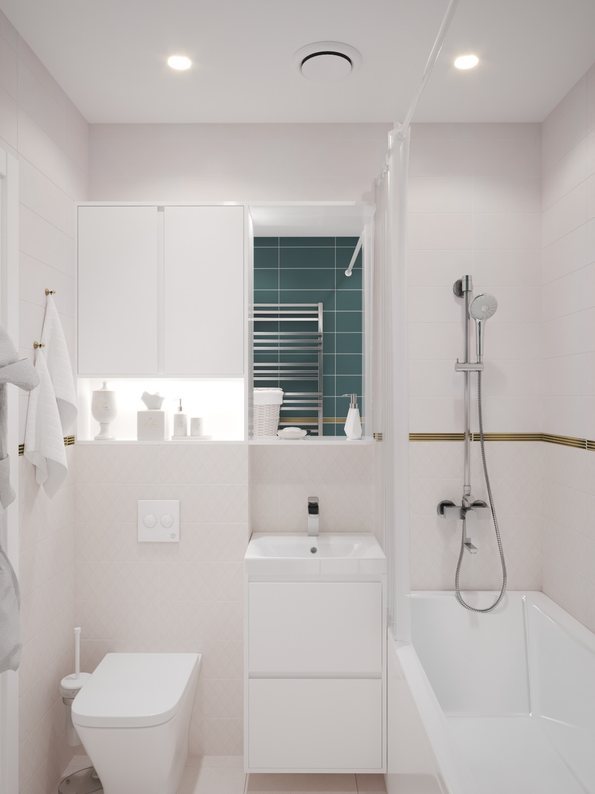 Двухкомнатная квартира №2 / Чебоксары / 2020 год