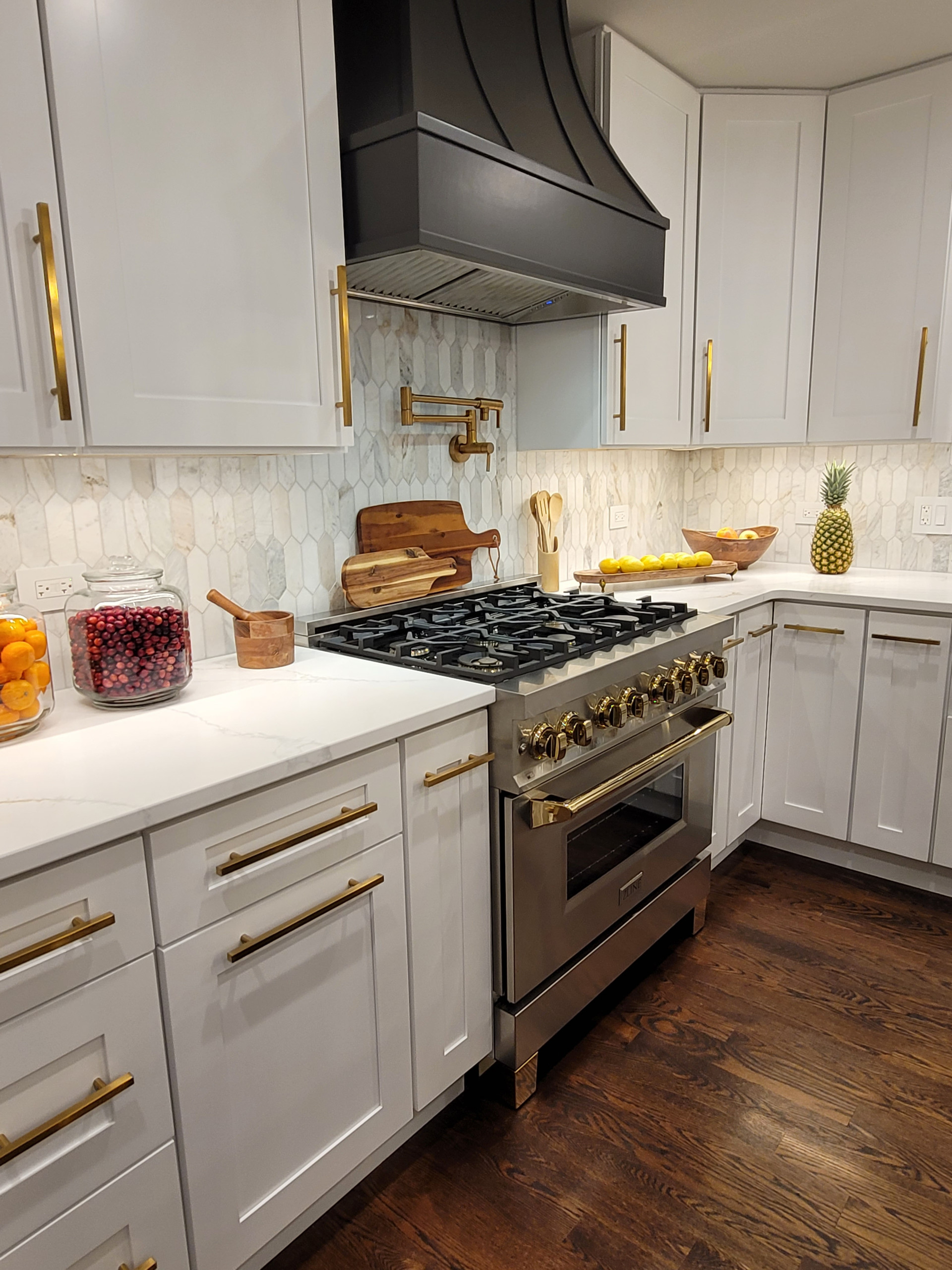 Custom Kitchen with Built-ins and Butler's Pantry