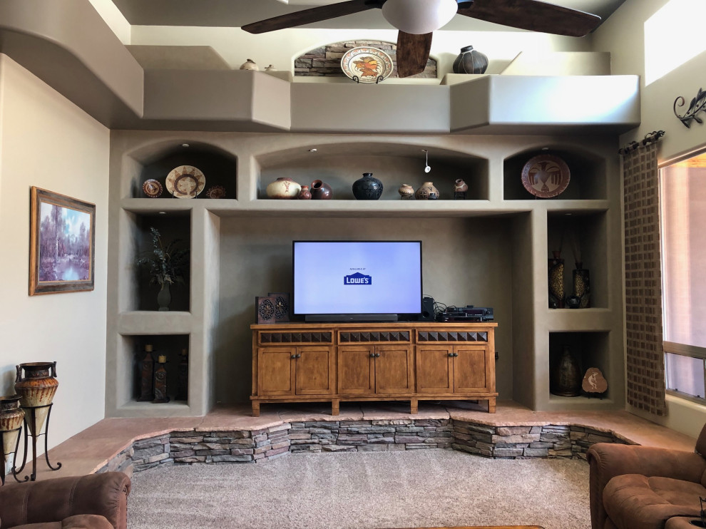 Custom Entertainment Center Stockton - Transitional