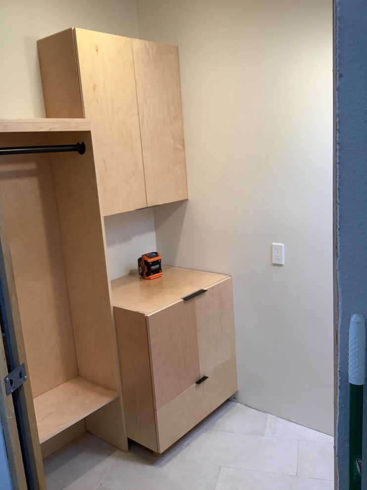 Mud Room Custom Built in Cabinets and Shelving