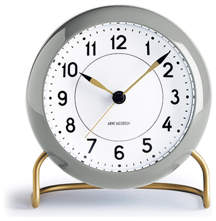 Arne Jacobsen, Station Alarm Clock, Light Gray