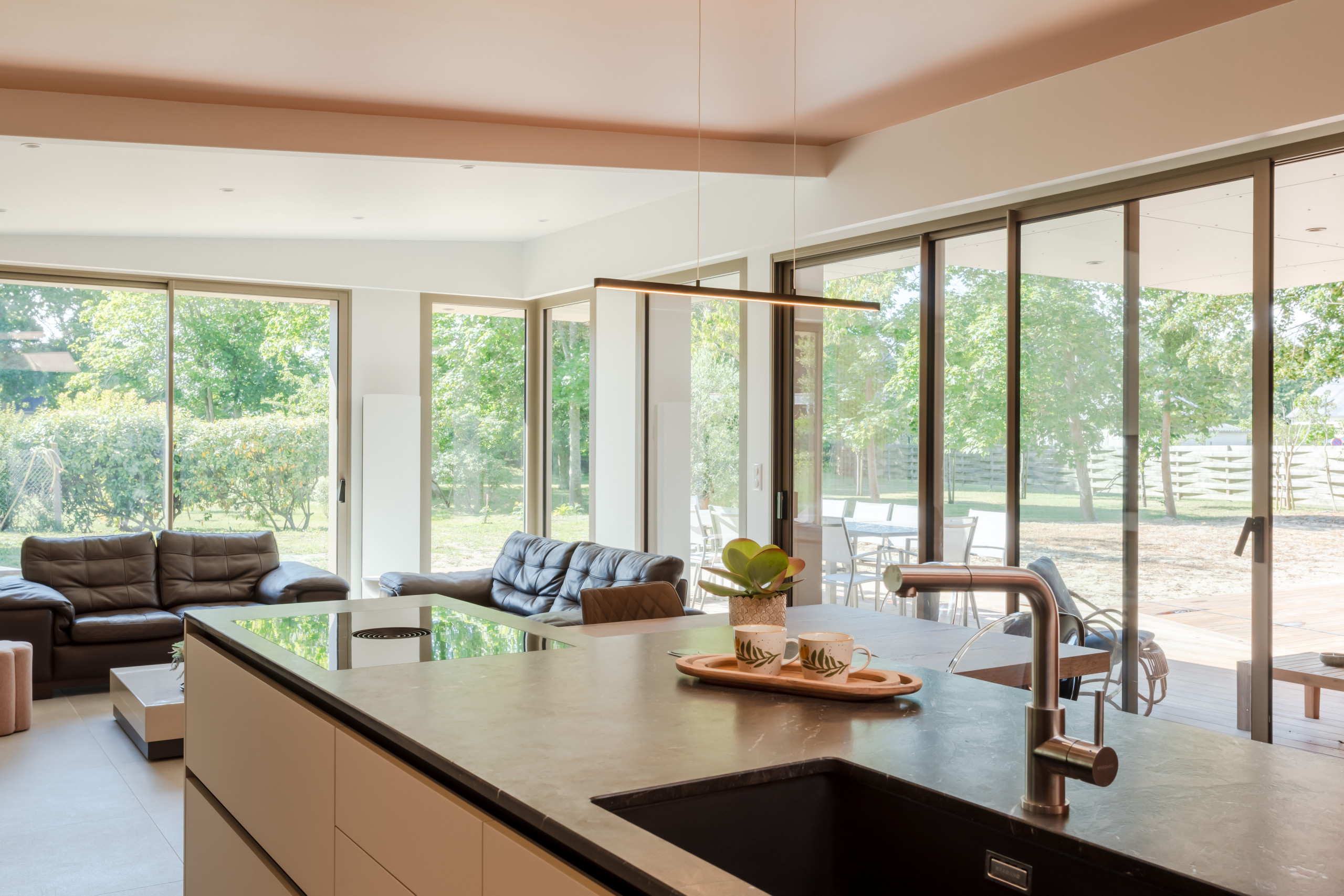 Rénovation d'une cuisine dans une maison neuve