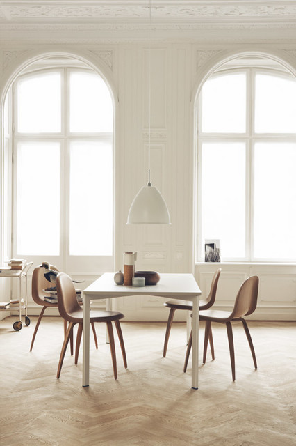 Gubi chair, Gubi lounge chair and Gubi stool scandinavian-dining-room