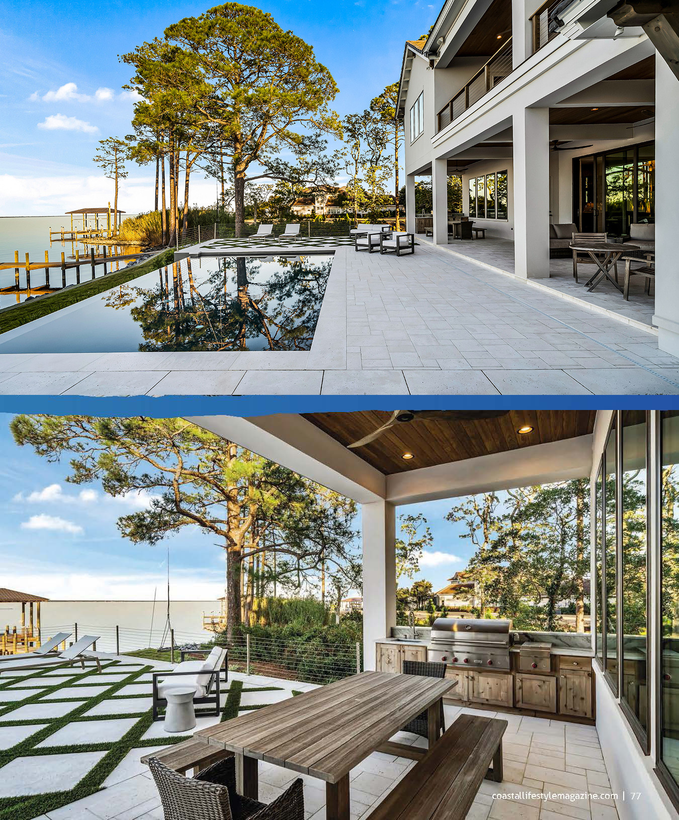 Coastal Lifestyle Magazine-  Bayside Luxury Villa