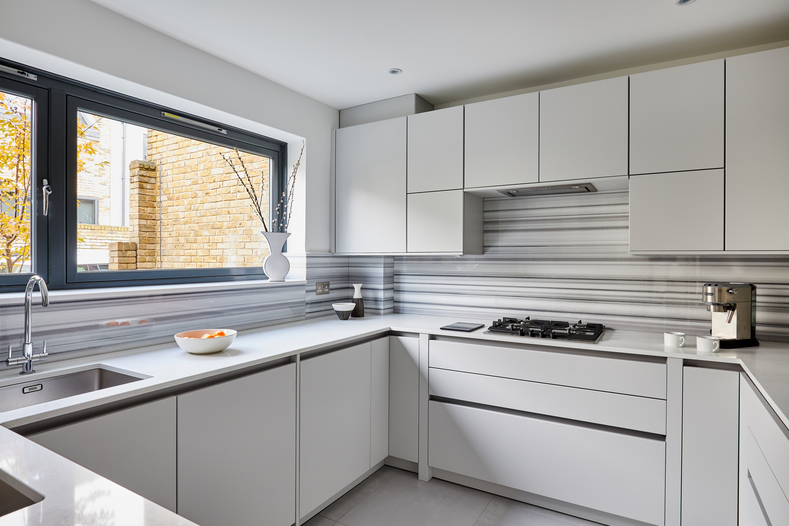 Camden Mews Kitchen and cloakroom