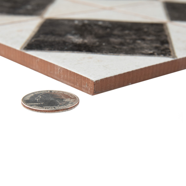 Kings Arles Black Ceramic Floor and