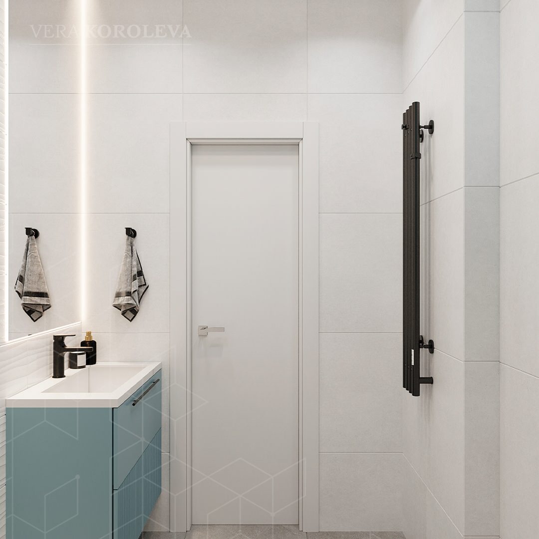 Дизайн-проект двухкомнатной квартиры в Москве в ЖК "Первый Московский"