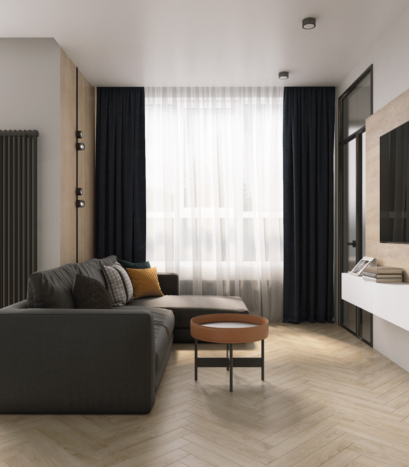 ЖК Огни. Гостиная