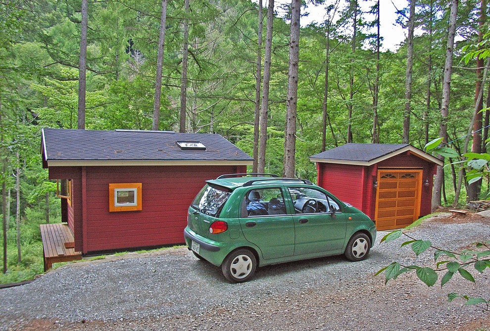This is an example of a country garage in Other.