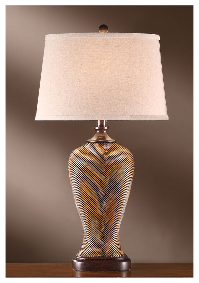 Wheaton Classic Table Lamp With Linen Shade