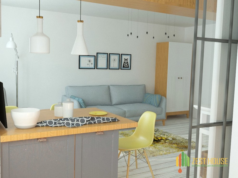 Проект "хрущевки" в скандинавском стиле