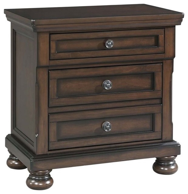 Picket House Furnishings Kingsley Nightstand With USB Traditional Nightstands And Bedside