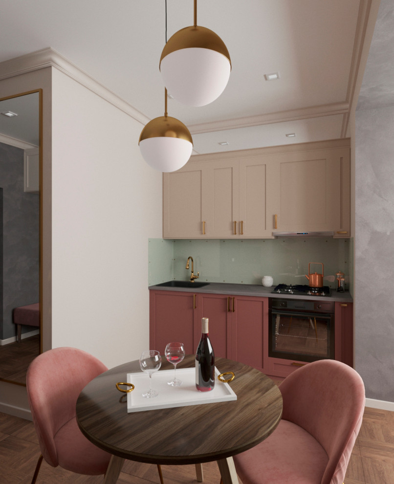 #Шик_в_однушке - кухня-коридор