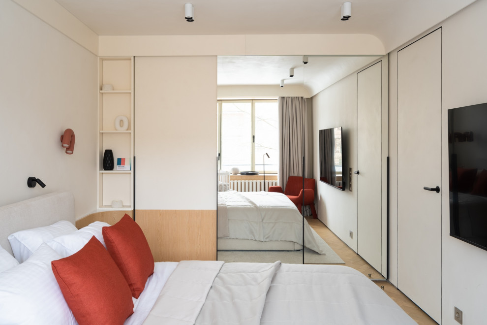 Вместительная спальня