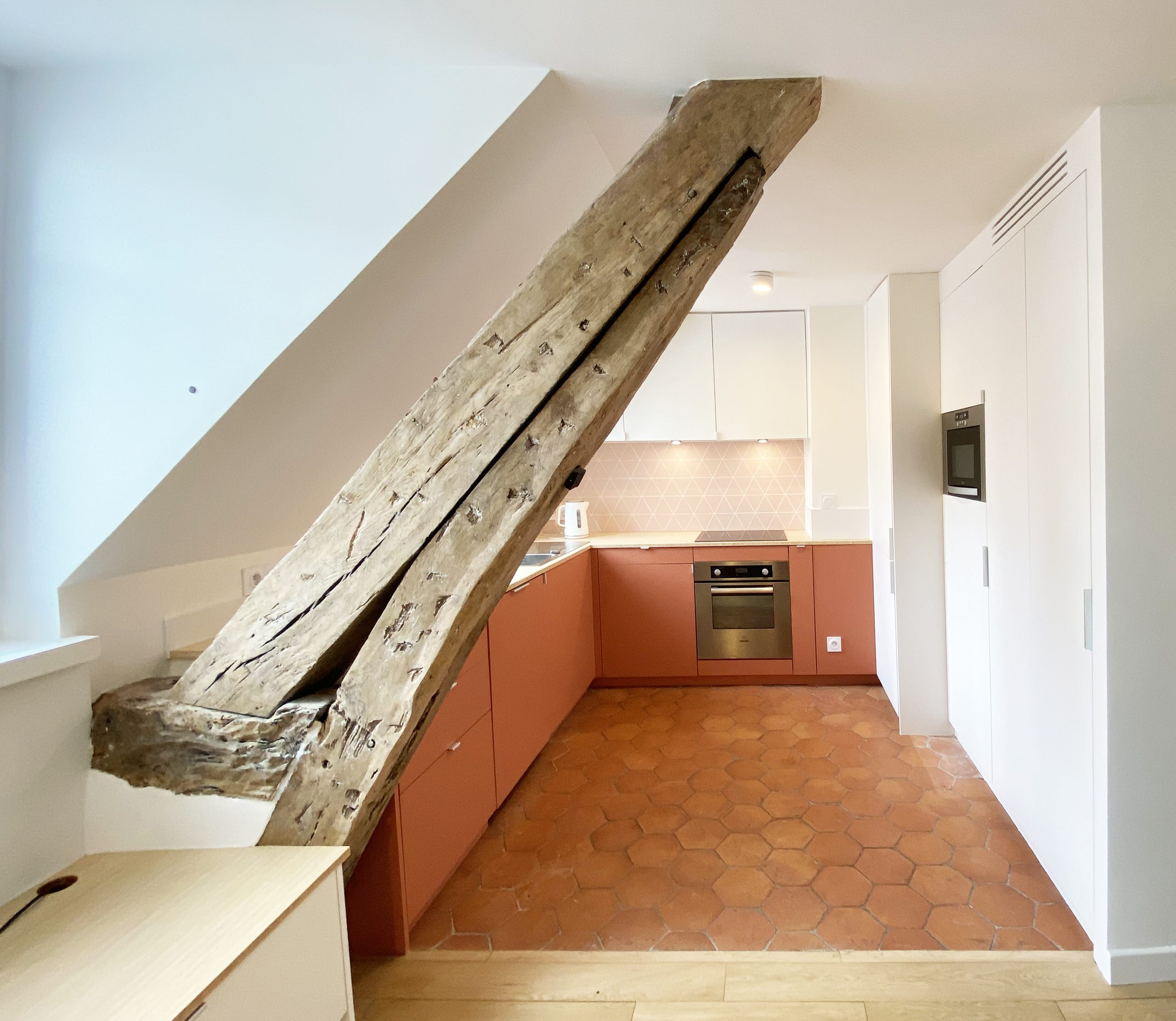 Rénovation d'un pied à terre dans le Marais