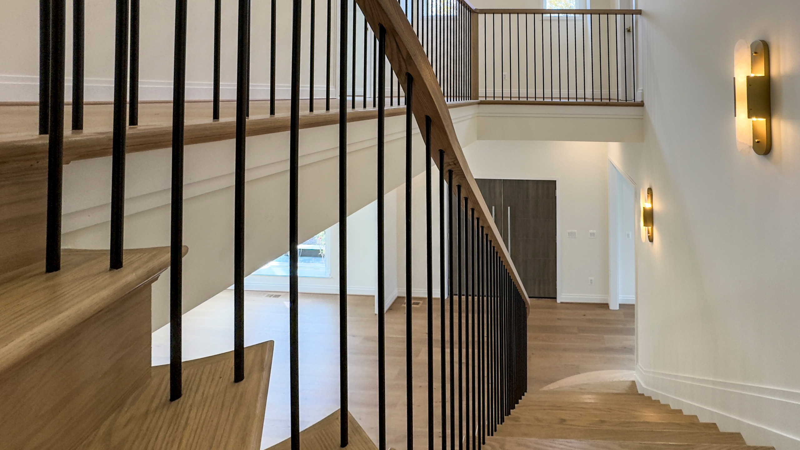 144_Attractive Transitional Staircase in Impressive Modern Home, Vienna VA 22180