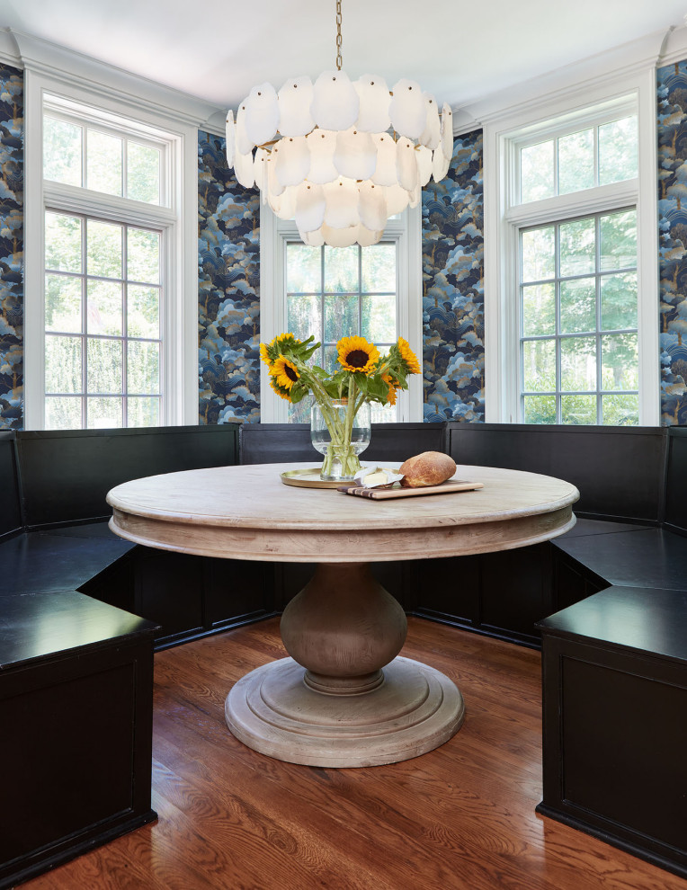 Example of a transitional kitchen design in Bridgeport