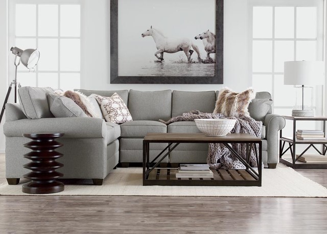 Retreat Roll Arm Four Piece Sectional