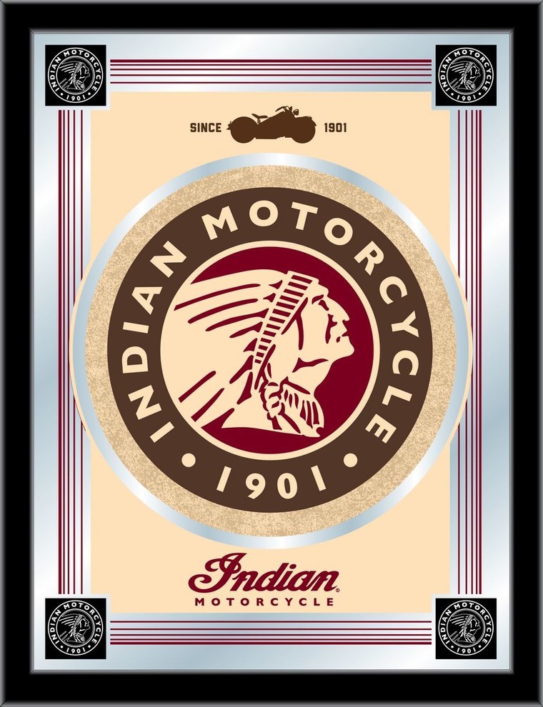 Indian Motorcycle Logo Mirror