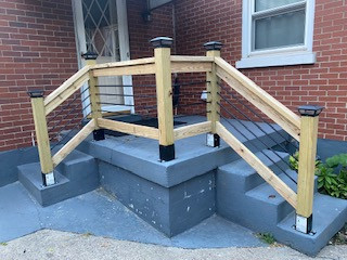 Deck Railing Install