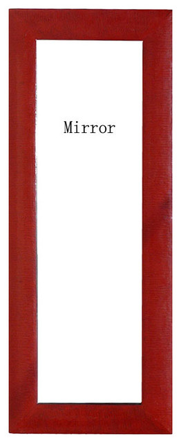 Red Wall Mirror red silk lacquer tall / wide wall mirror - contemporary - wall Red Wall Mirror red silk lacquer tall / wide wall mirror - contemporary - wall