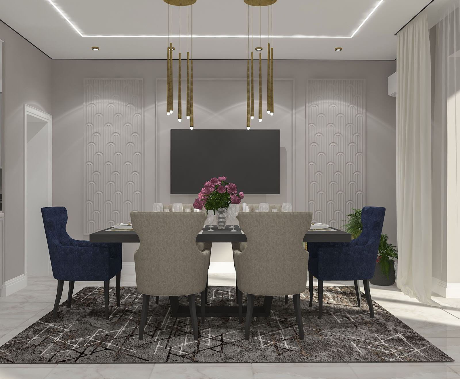 кухня - столовая