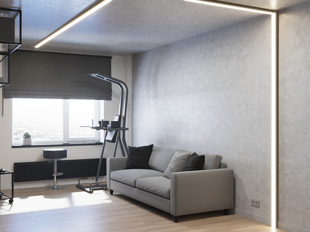 Бетон и дерево