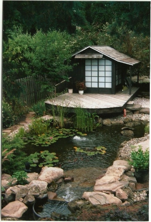 This is an example of an asian garden in New York.