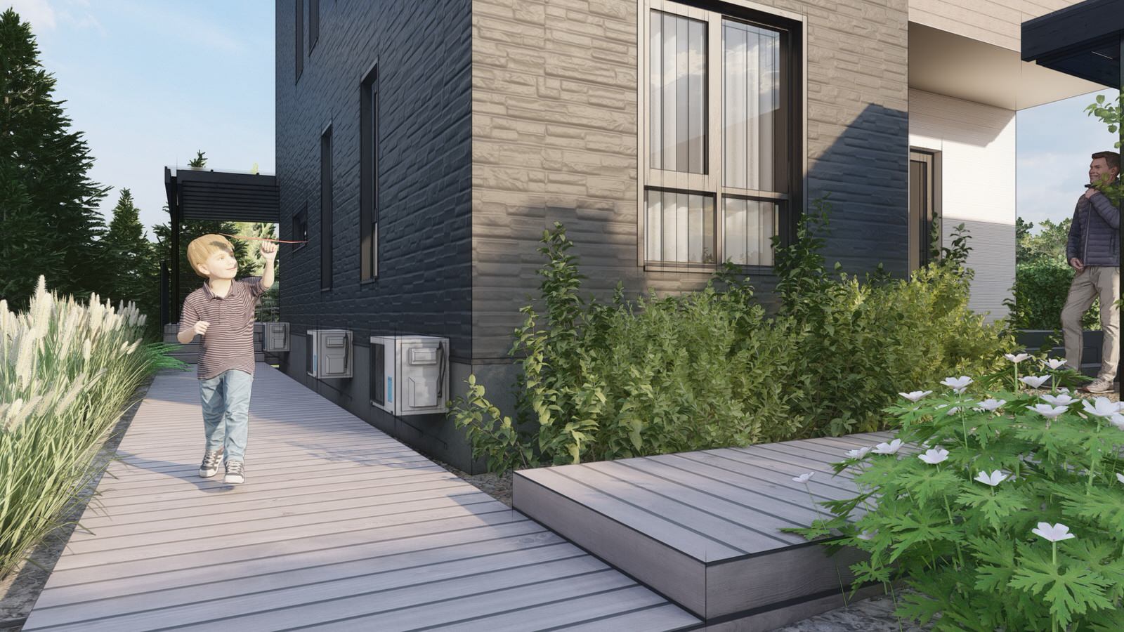 Благоустройство участка в коттеджном поселке Литл Токио, г. Казань