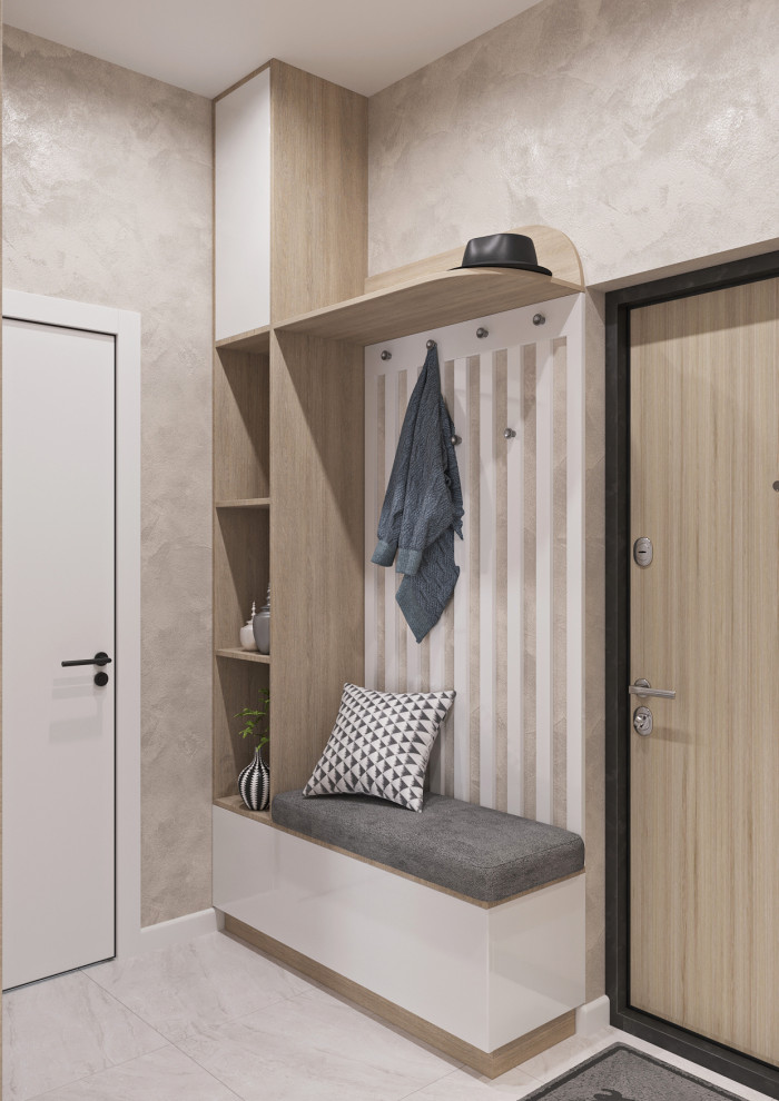 Innenarchitektur einer kleinen Wohnung