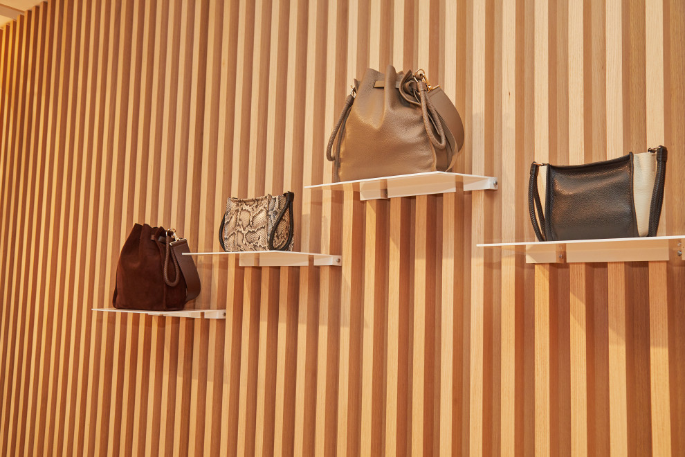 Example of a minimalist closet design in New York