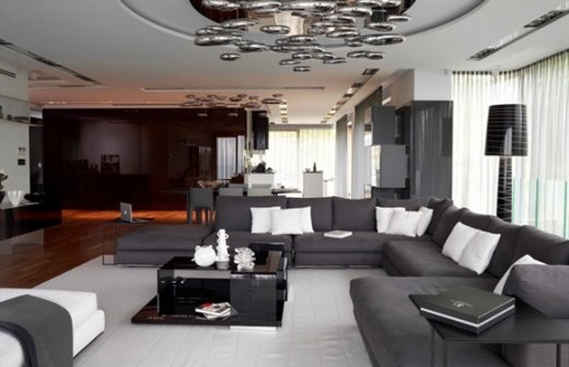 Private apartment contemporaneo-salon